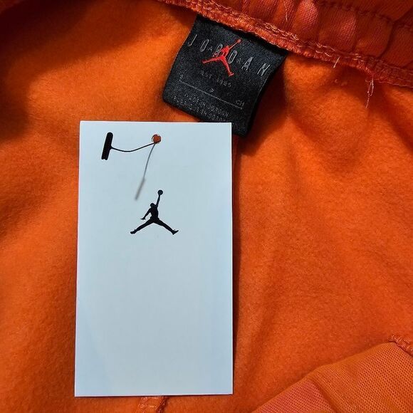 Air Jordan Brooklyn Fleece Shorts Women's Small S Orange Lobster DX0380-847 New - Picture 8 of 15